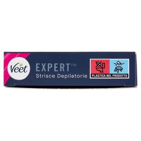 Veet Strisce Corpo Expert Pelli Sensibili 12 pezzi